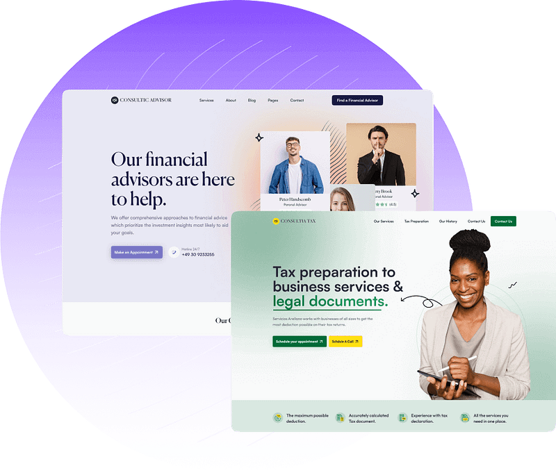 our financial advisors are here to help